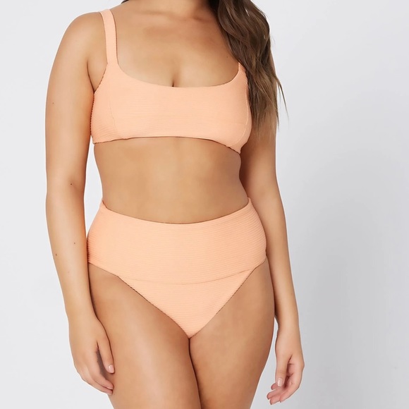 L*Space Purple Eco Chic Repreve Desi Bikini Bottom Size SML and MED avail - Picture 7 of 8